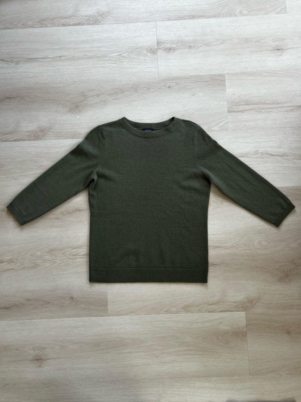 Talbots Olive Green Cashmere Sweater